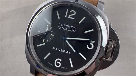 panerai luminor tantalum without crown cover|Panerai Luminor review.